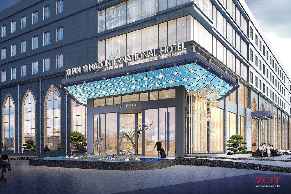 五星级酒店建筑外观、酒店装修设计